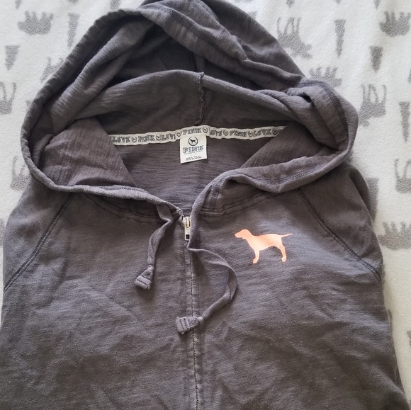 PINK Victoria's Secret Tops - PINK long sleeve zip up